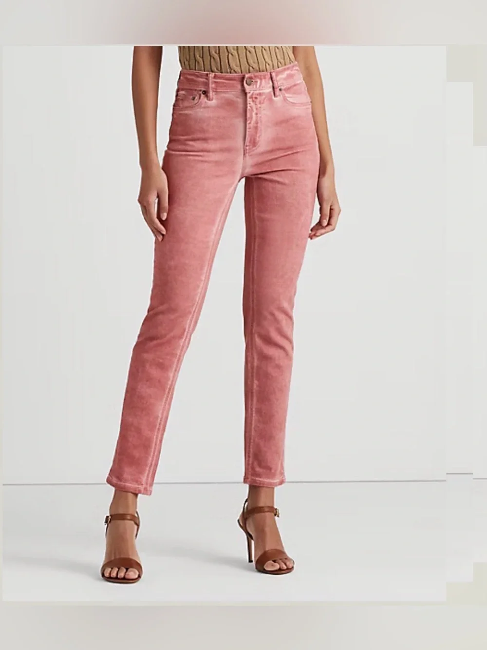 Ralph Lauren High-Rise Straight Ankle Jean Size 4